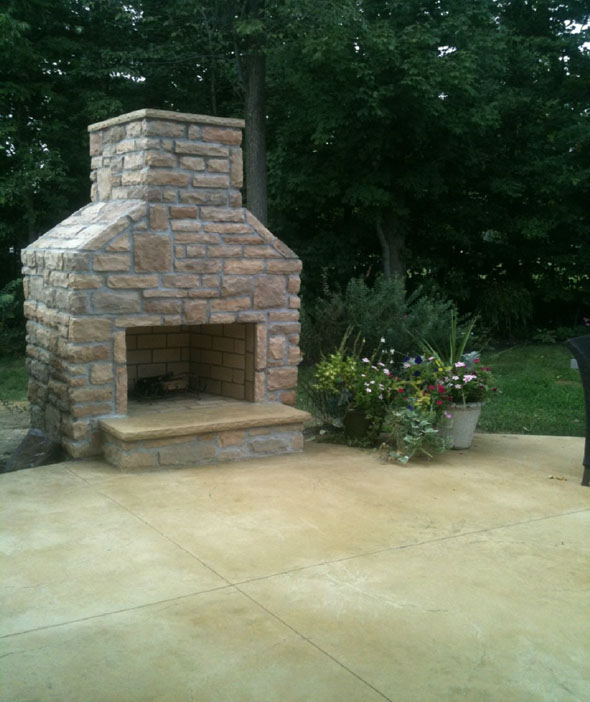 Our stamped concrete pictures in columbus